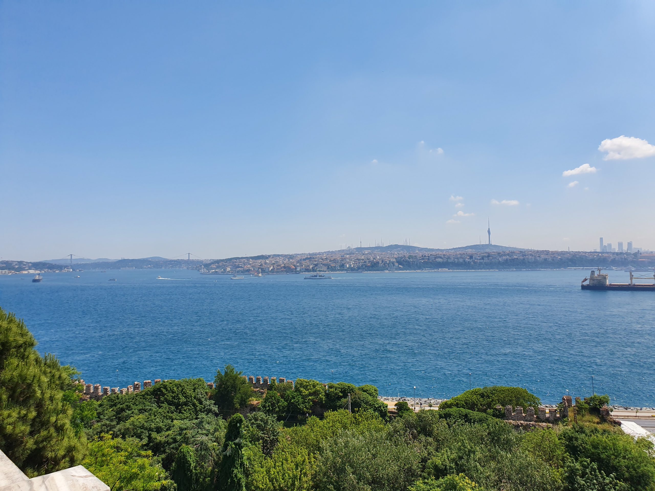 The Bosphorus from Topkapi Palace