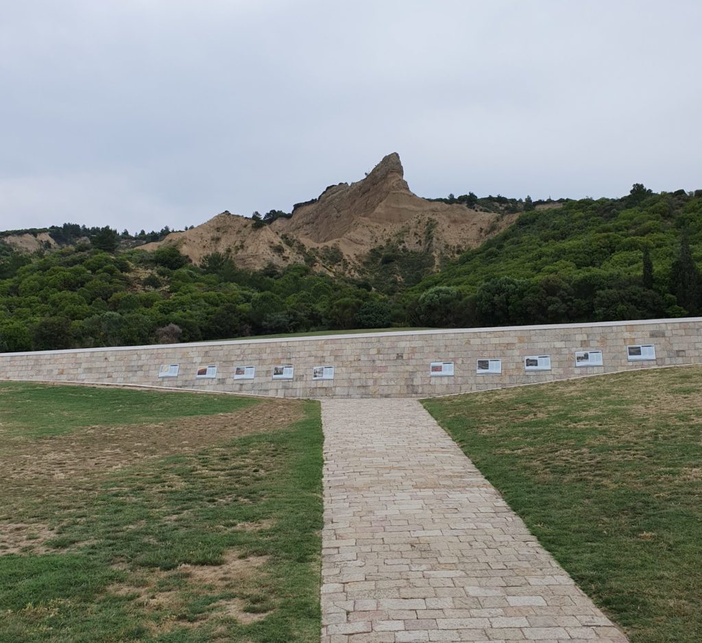 Anzac Cove memorial and Sphinx